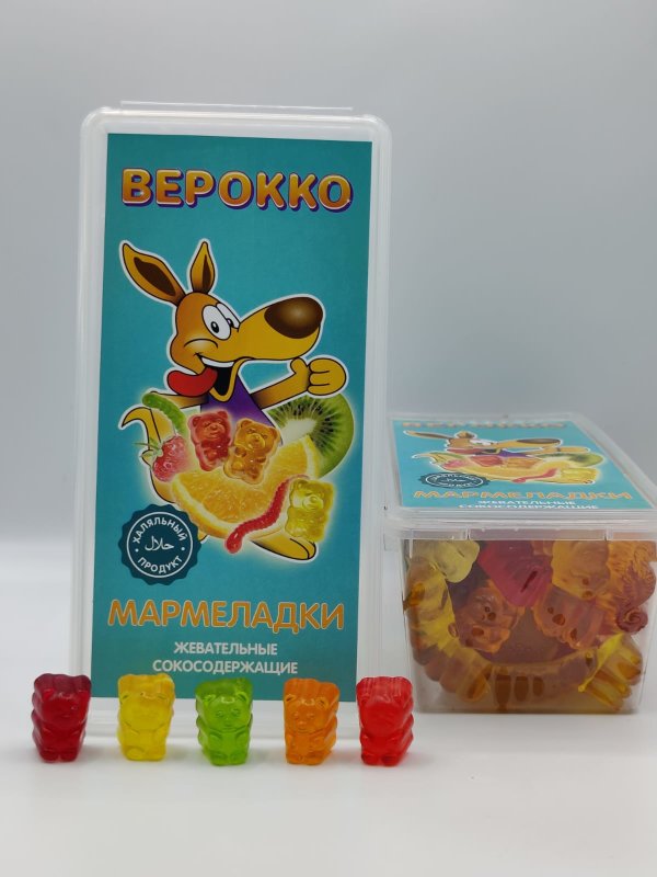 №2 Жевательный мармелад Мишки фруктовые, 250г   в Саяногорске