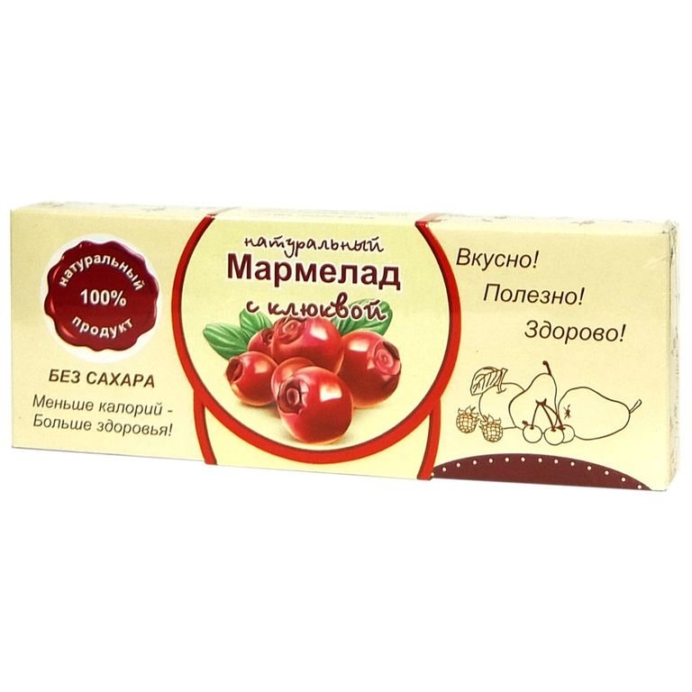  Мармелад натуральный "Клюква" 140г в Саяногорске