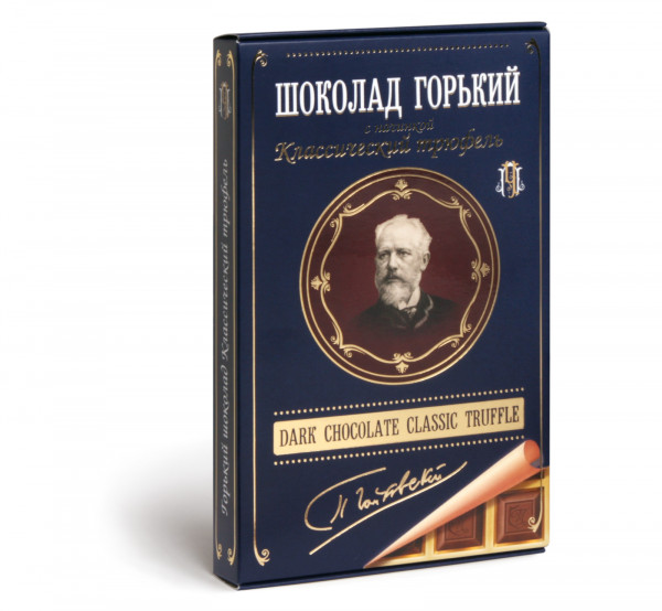 №1 Фабрика Томер  Горький шоколад ТРЮФЕЛЬ классический (Чайковский), 112г в Саяногорске