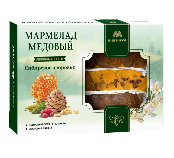 №2 Мармелад медовый "Сибирское здоровье" без сахара 200г  в Саяногорске