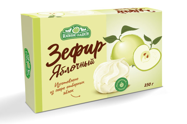 №2 Зефир белевский "Яблочный" 250г в Саяногорске
